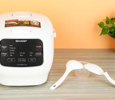 Nồi cơm điện tử Sharp 1.8 lít KS-COM183MV-WH